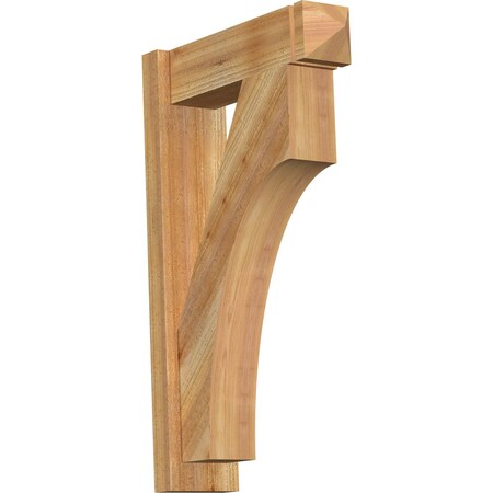 Ekena Millwork Westlake Rough Sawn Arts and Crafts Outlooker, Western Red Cedar, 6"W x 20"D x 32"H OUT06X20X32WTL03RWR